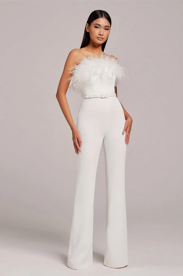 « COLLETTE » - JUMPSUIT - LONG - STRAPLESS - A-LINE